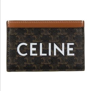 Celine Triomphe Canvas Cardholder
